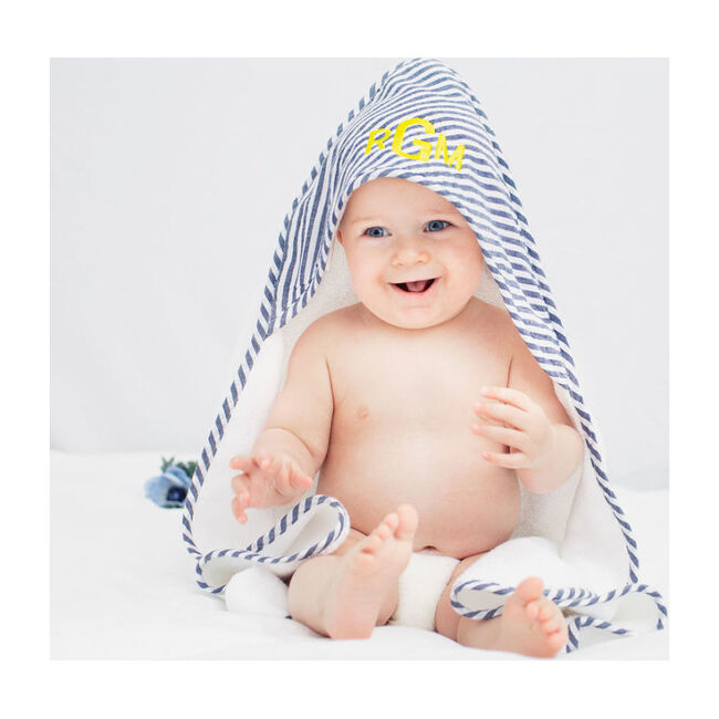 Hooded Towel, Harbor Island Stripe