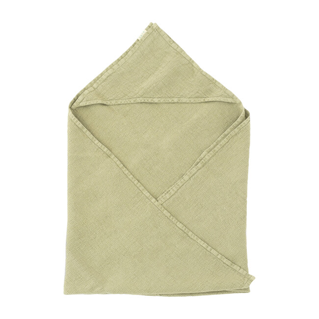 Linen Hooded Towel, Sage