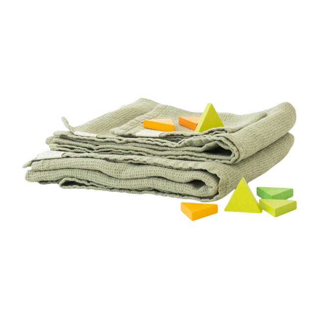 Linen Hooded Towel, Sage