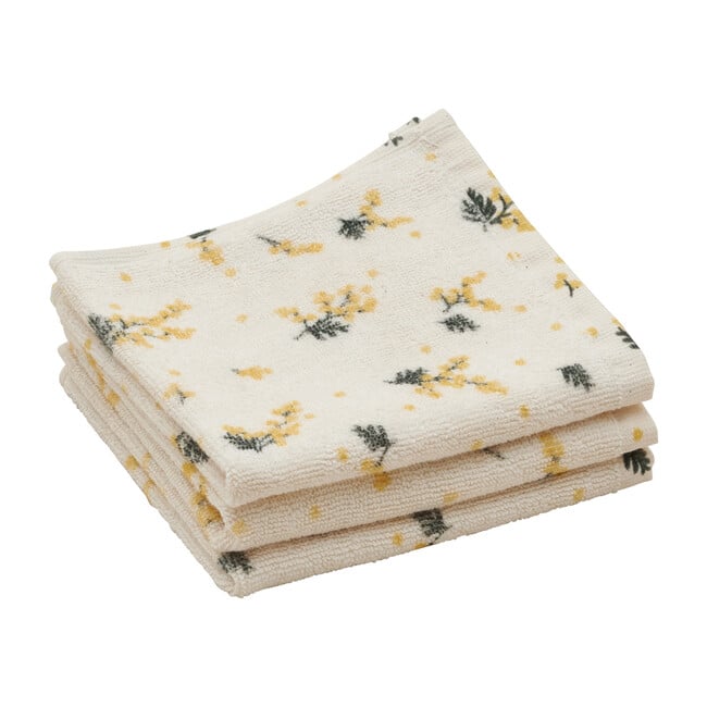 Mimosa Face Towels, Set of 3 - Towels - 1