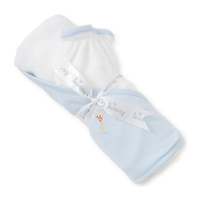 Sophie La Girafe Towel & Mitt Set, Blue
