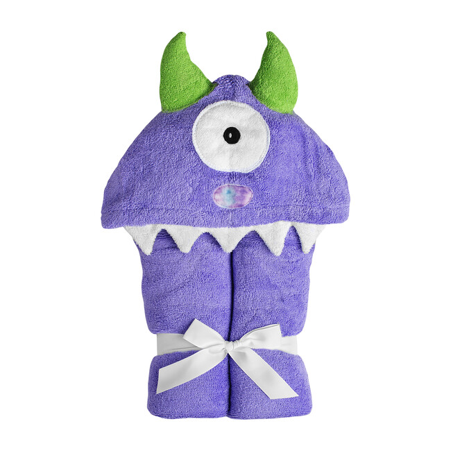 Monster Purple Hooded Towel, Purple