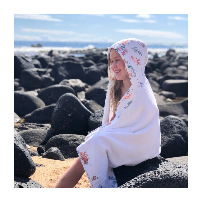 Toddler Hooded Towel, Mermaid
