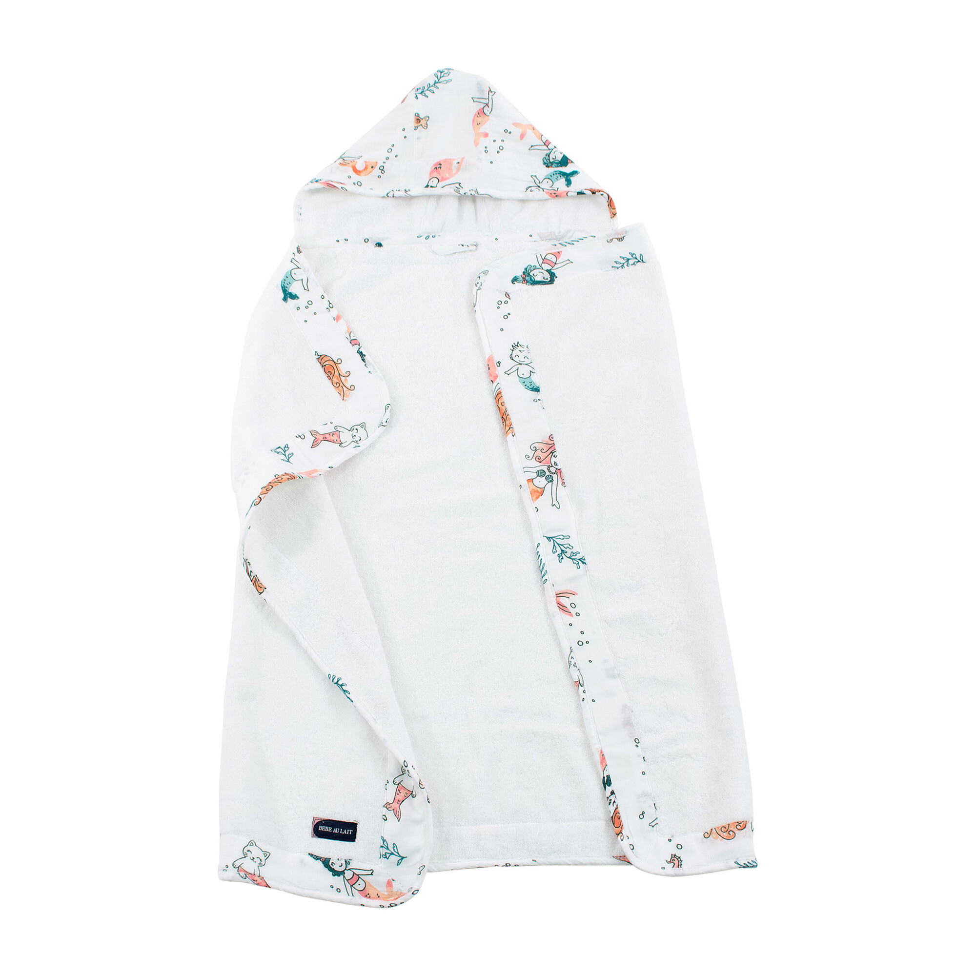 Baby Hooded Towel, Mermaid
