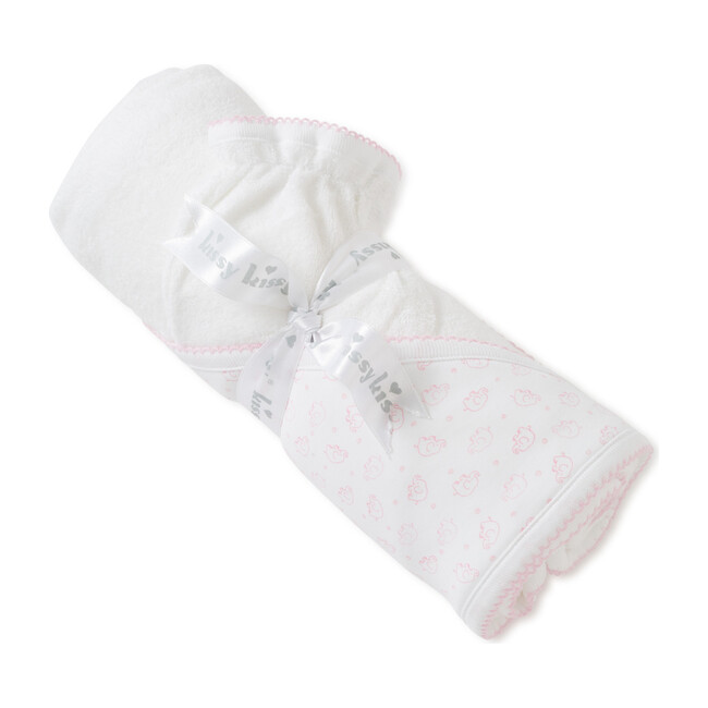 Ele-fun Towel & Mitt Set, Pink