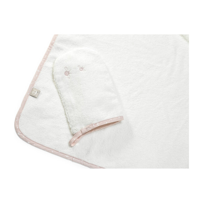 Stokke Hooded Towel, Pink Bee