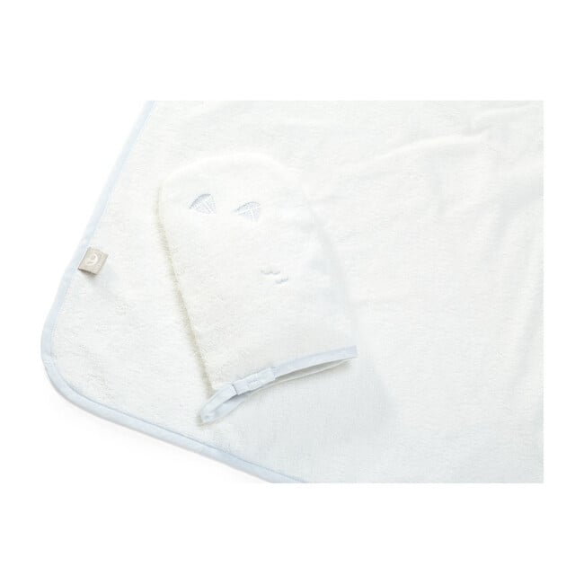 Stokke Hooded Towel, Blue Sea