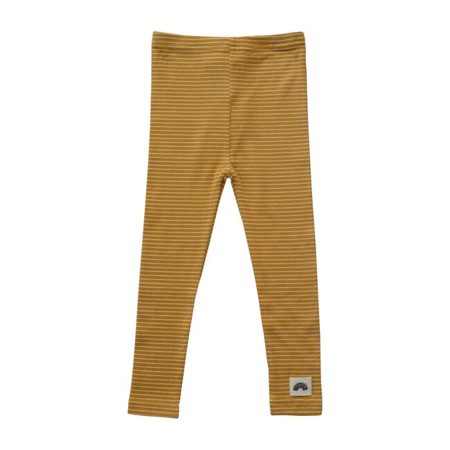 Leggings, Yellow Stripes