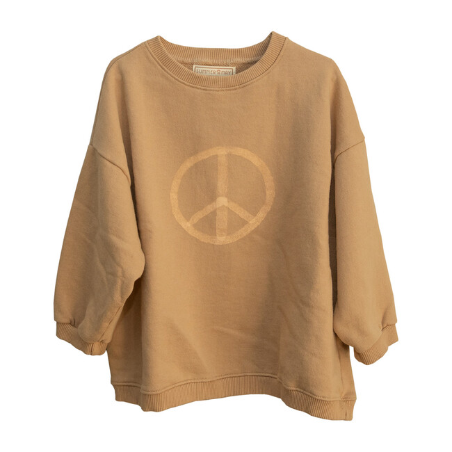 Oversized Peace Sweater, Latte