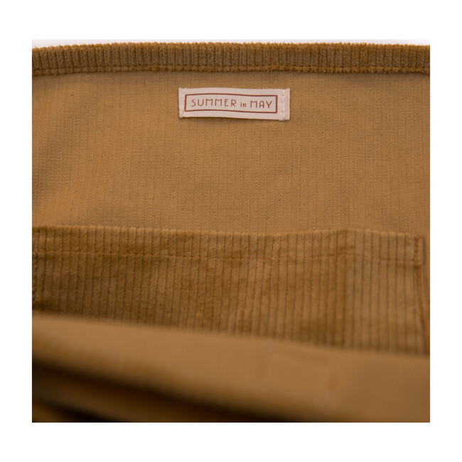 Oversized Corduroy Bag, Golden Kiwi
