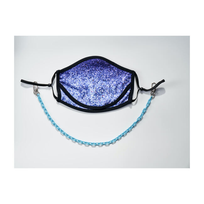 Dylan Kids & Adult Face Mask Chain Strap, Light Blue