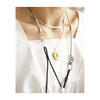 Charlie Mini Face Mask Chain Strap, Silver - Face Masks - 2