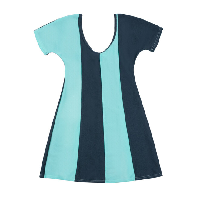 Alyssa Dress, Tropical Blue Titanium