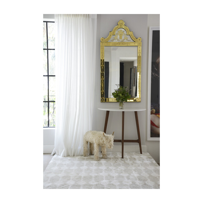 Retro Stockings Hand-Tufted Rug, Taupe