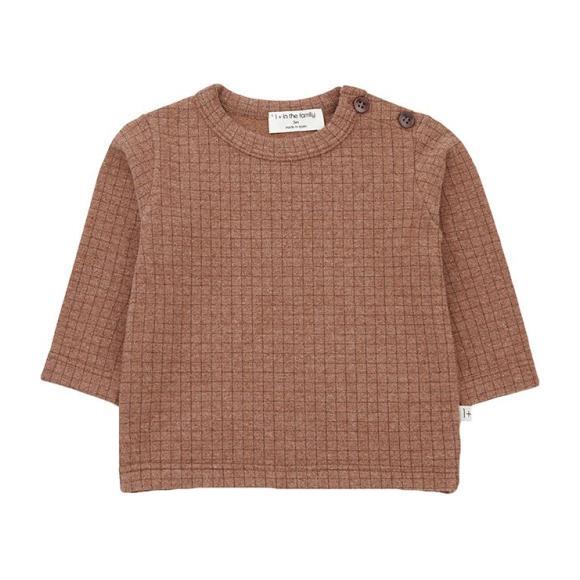 Bulnes T-shirt With Check Print, Brown