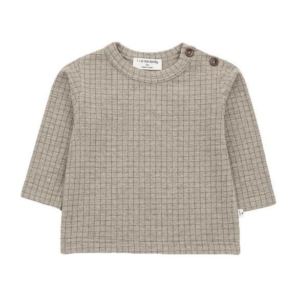 Bulnes T-shirt With Check Print, Beige