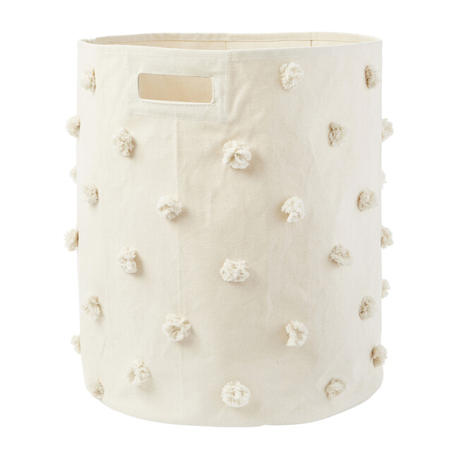 Pom Pom Hamper, Natural