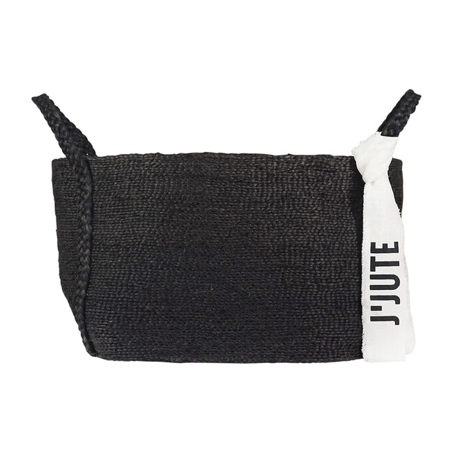 Maya Large Wide Jute Basket, Onyx - Storage - 5