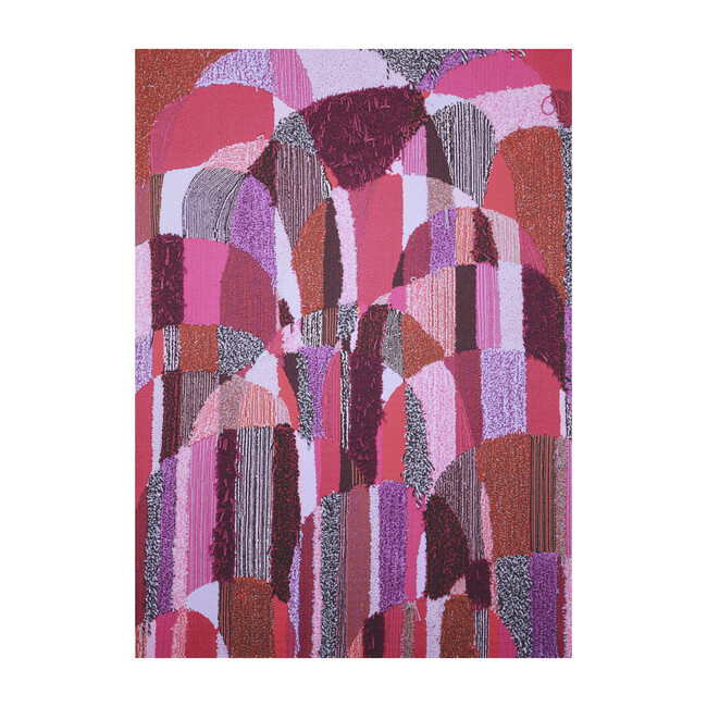 Magic Sweepable Shag Floormat, Pink