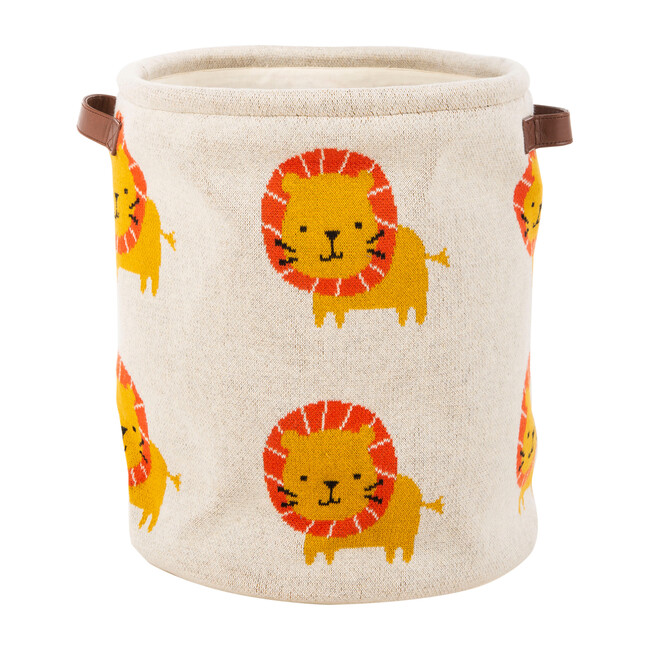 Dandy Lion Storage Basket, Red Multi