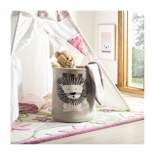 Lenny Storage Basket, Light Grey