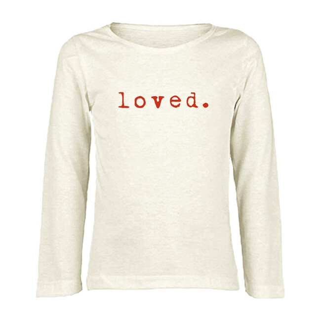 Loved Long Sleeve T-Shirt, Red