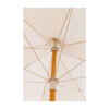 Beach Umbrella, Cream & White - Umbrellas - 4