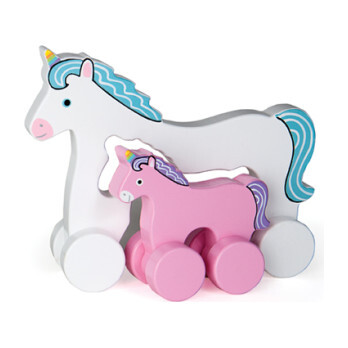 Mommy and Baby Rolling Toy, Unicorn