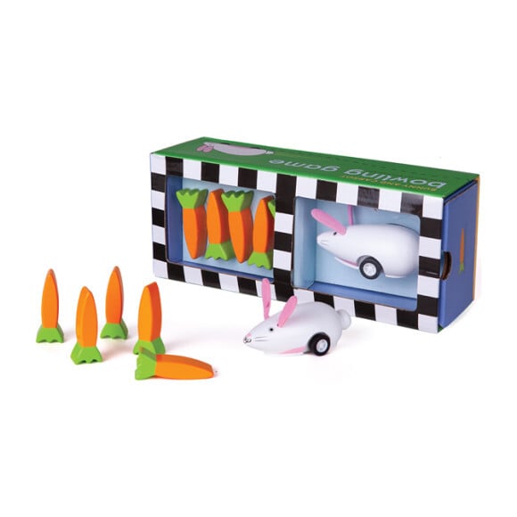 Bunny and Carrots Bowling Game
