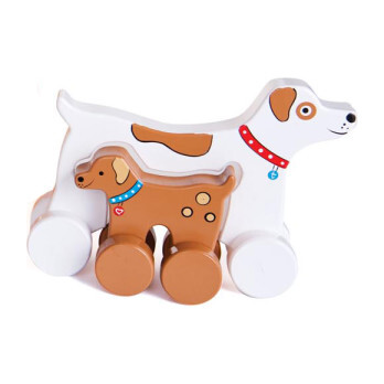 Mommy and Baby Rolling Toy, Dog