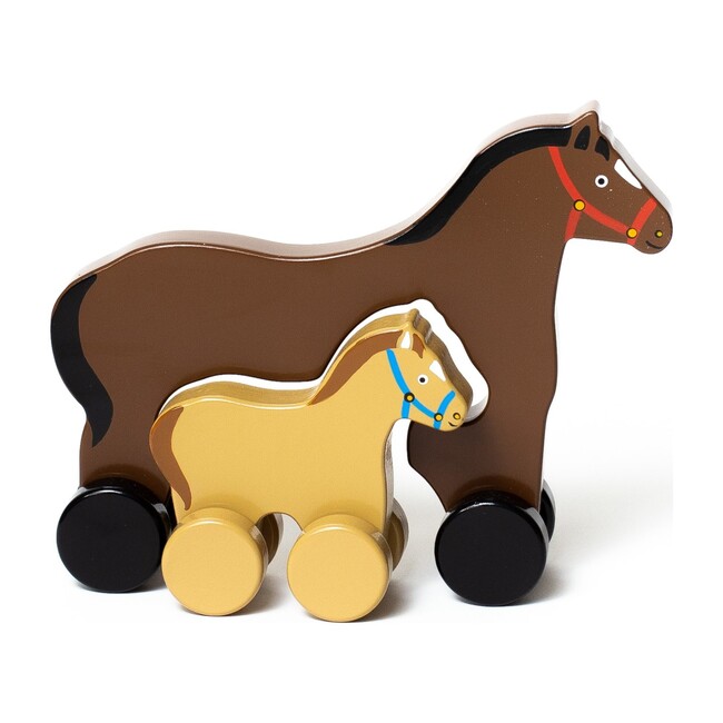 Mommy and Baby Rolling Toy, Horse