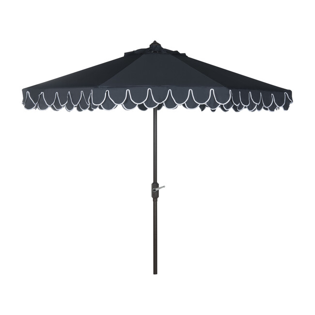 Doubled Petals Patio Umbrella, Navy
