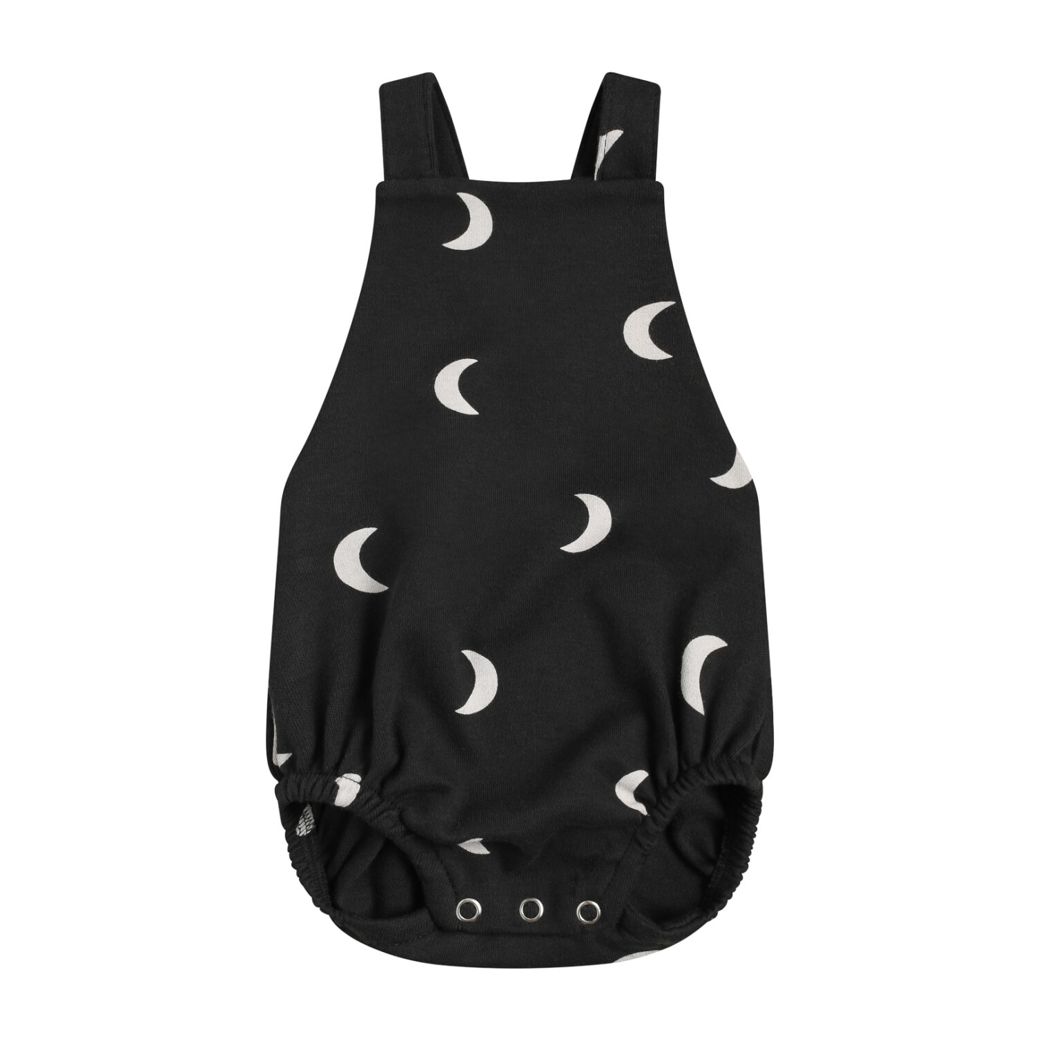 Black Midnight Bloomers Baby Girl Clothing Rompers