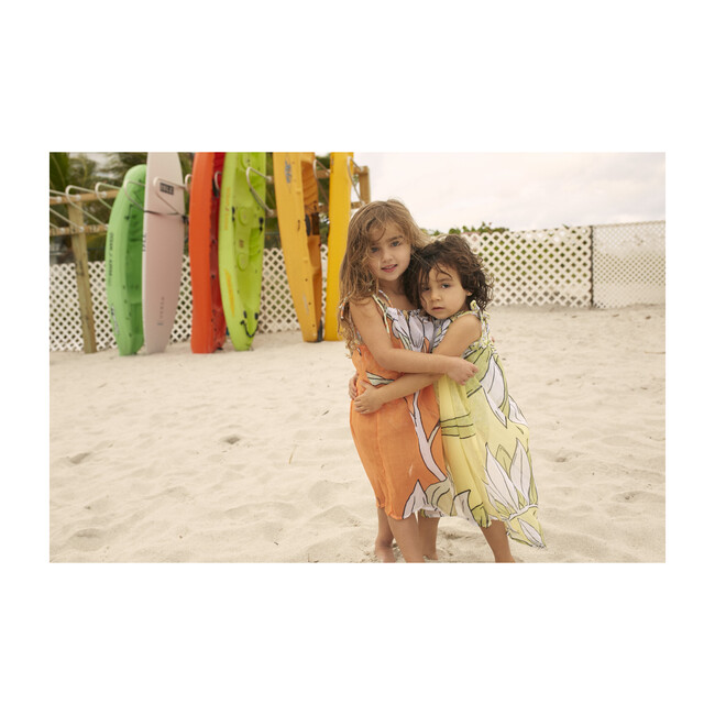 Oli Cover Up Dress, Le Fleurs Citron Lime