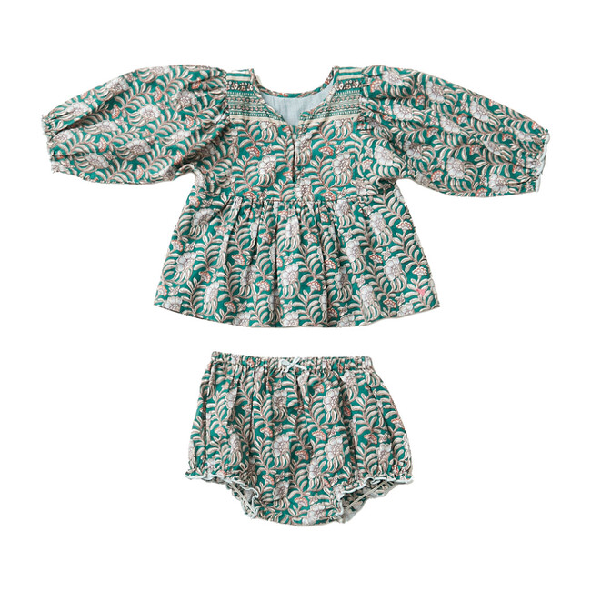 Ava Bella Two Piece Set, Evergreen Floral