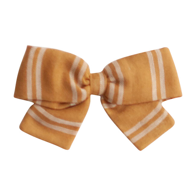 Big Bow, Mustard Stripe