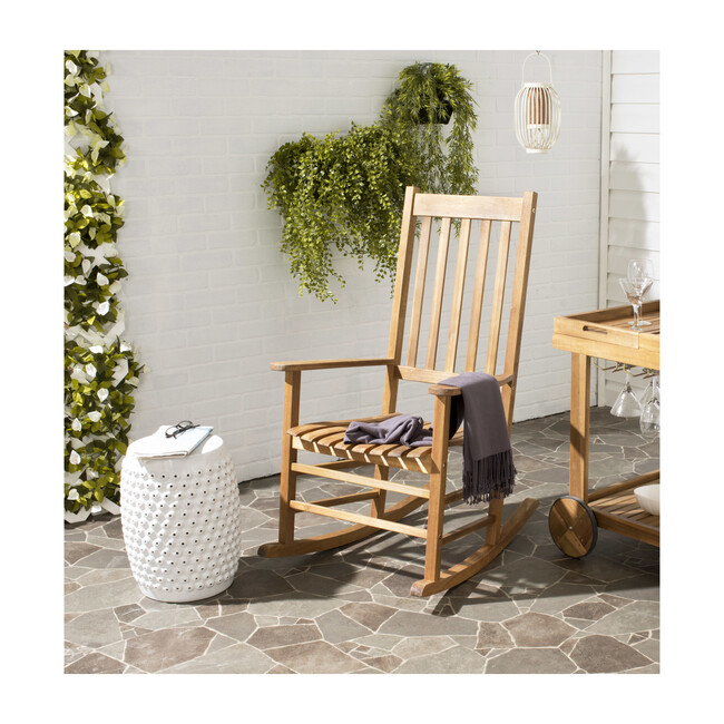 Shasta Rocking Chair, Natural Acacia