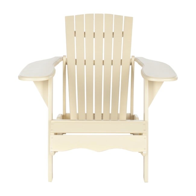 Mopani Adirondack Outdoor Chair, Soft Off-White