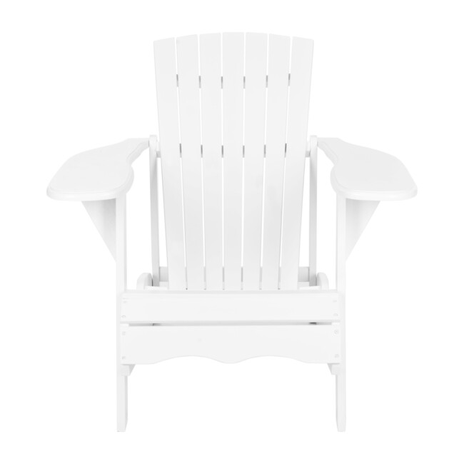 Mopani Adirondack Outdoor Chair, Clean White