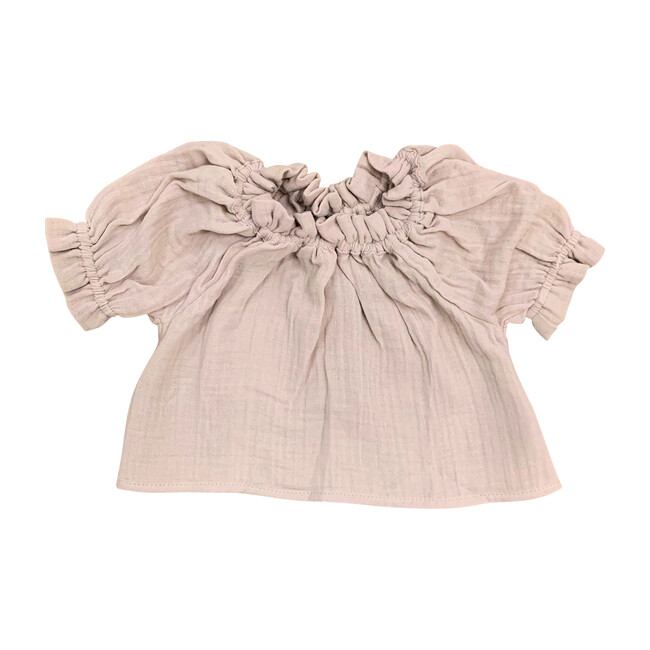 Valeria Blouse, Nude Gauze - Blouses - 1