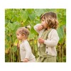 Leo Knit Cardigan, Cream Cotton - Cardigans - 3
