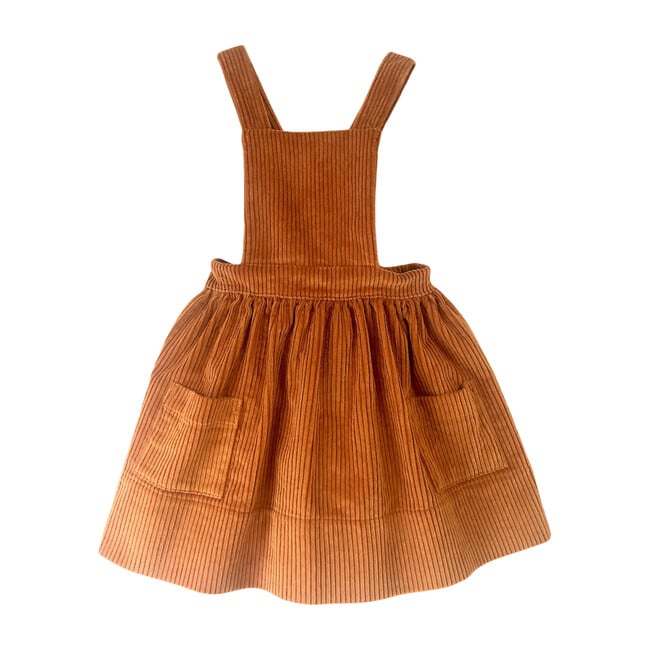 Alejandra Dress, Rust Corduroy