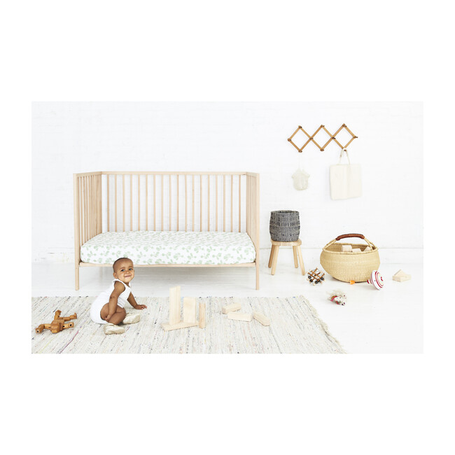 Radish Crib Sheet, Agave - Crib Sheets - 2