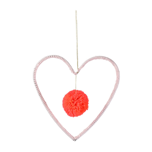 Wire & Wool Heart Decoration