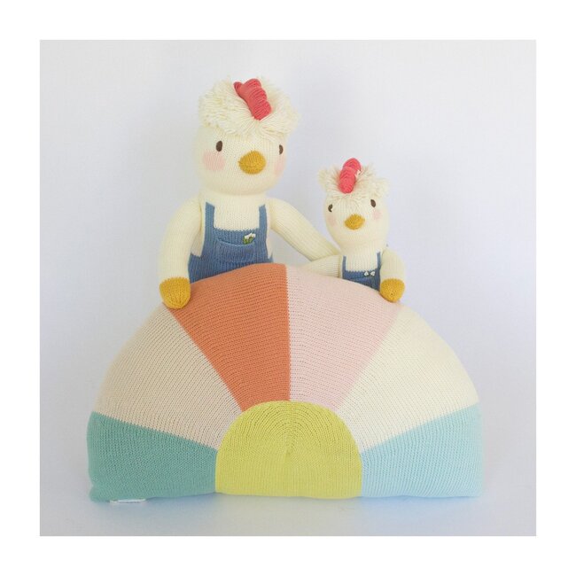 Sunrise Pillow, Rainbow
