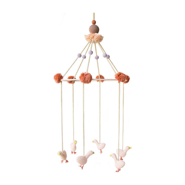 Geese Mobile, Pink