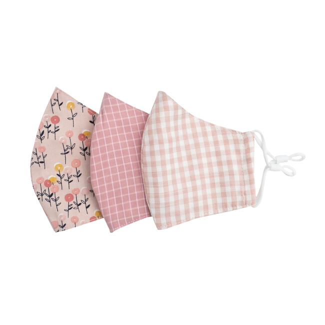 Kids Lollipop Flower Mask Bundle, Pink Multi - Face Masks - 1