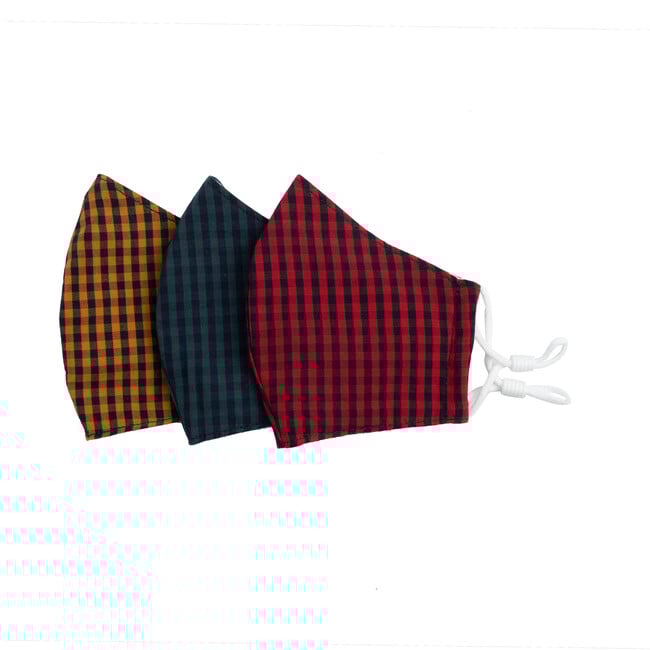 Mini Gingham Mask Bundle, Multi