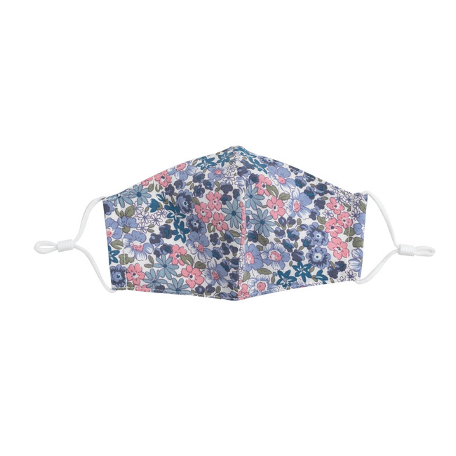 Floral Check Mask Bundle, Pink & Blue