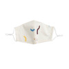 Kids Squiggles & Checks Mask Bundle, White Multi - Face Masks - 2